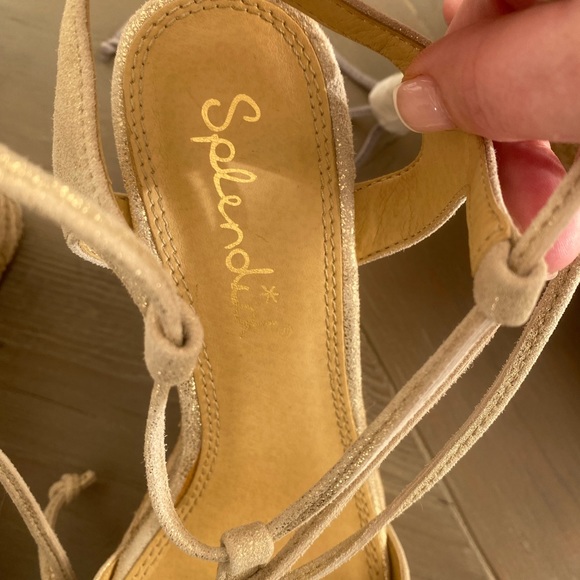 🎁SALE! HOLIDAY WEEKEND ONLY🎁👠🌸NEW CUTE WEDGES by SPLENDID👠 - Picture 4 of 6